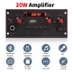 Bluetooth 5.0 MP3 Decoder Board 2*10W 20W Amplifier Audio Player 5V DIY MP3 Player Car FM Radio