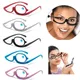 Magnifying Glasses Rotating Makeup Reading Glasses Anti Blue Light Make-up presbyopic Eyeglasses