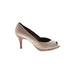 Liz Claiborne Heels: Tan Shoes - Women's Size 7 1/2