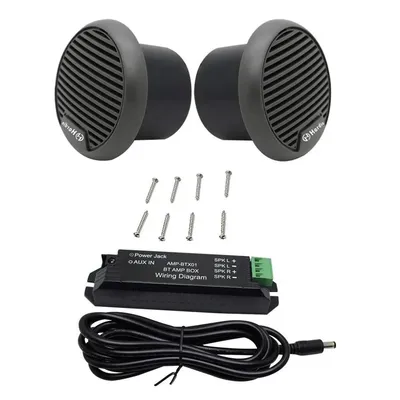 Herdio 160w 3 inch marine boot wasserdichte lautsprecher motorrad bluetooth lautsprecher audio Image