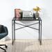 Rosefray ” Modern Black Computer Desk: Simple Study Table, Industrial Office Desk - Sturdy Laptop Table For Home Office. Wood/Metal | Wayfair