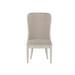 A.R.T. Alcove Back Side Chair in Beige Wood/Upholstered/Fabric in Brown/White | 42 H x 22.5 W x 27.5 D in | Wayfair 321201-2817