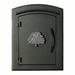 Qualarc Manchester Wall Mounted Mailbox Aluminum in Black | 12 H x 8.5 W x 12 D in | Wayfair MAN-1404-BL