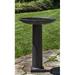 Campania International Metropolitan Birdbath Concrete, Copper in Gray | 40.5 H x 28.75 W x 28.75 D in | Wayfair B-165-PN