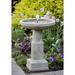 Campania International Powys Concrete Fountain Concrete in Gray/Blue | 25.25 H x 18.25 W x 18.25 D in | Wayfair FT-106-AS