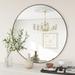 COOREL 20 Inch Round Mirror, Gold Metal Frame Circle Mirror, Wall Mirror, Gold in Black | 20 H x 20 W x 0.7 D in | Wayfair SAUB0C23L7M9B