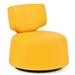 Swivel Chair - GZMWON Swivel Chair-29.2" H x 29.2" W x 29.99" D Faux Leather in Black/Brown | 29.2 H x 29.2 W x 29.99 D in | Wayfair