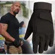 Gants tactiques de l'armée pour hommes mitaines/doigts complets pour Airsoft Combat Sport