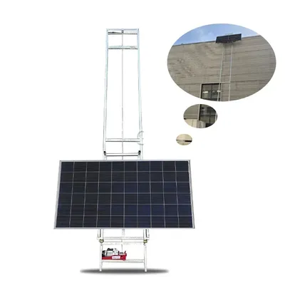 Artificiel évateur de cargaison électrique élévateur de levage lève-panneau solaire plate-forme