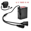 GTF-Batterie pour éclairage de vélo 8.4V 18650 mAh 6x7800 avec câble USB et 1 sac