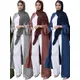 Robe longue pour femmes musulmanes caftan kimono ouvert ramadan eid mubarak dubaï turquie