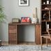 Recon Furniture 70.87" Rectangular Solid Wood Desk,3-drawer Wood in Brown | 29.53 H x 62.99 W x 23.62 D in | Wayfair Desks0320TB5076160588327RF160