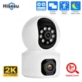 Hiseeu-Caméra IP PTZ 2K sans fil caméra de surveillance de sécurité à domicile intelligente audio