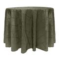 Ultimate Textile -5 Pack- Embroidered Pintuck Taffeta 120-Inch Round Tablecloth Aspen Mist Polyester in Gray/Green | 120 W x 120 D in | Wayfair
