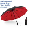 Parapluie Double Couche Entièrement existent pour Homme et Femme Grand Parasol Pliant Coupe-Vent