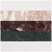 Bond Tile Elizabeth Sutton Bow 2" x 12" Marble Novelty Mosaic Wall & Floor Tile Natural Stone/Marble in Green/Black | Wayfair EXT3RD100137