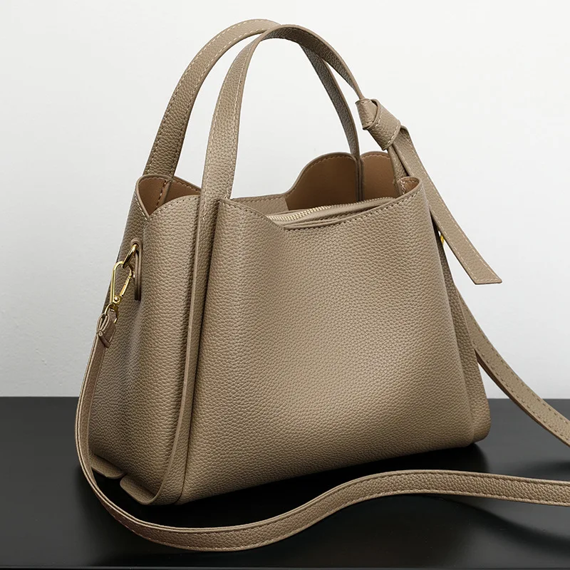 Sacs à main rétro de grande capacité pour femmes, sac messager portable, nouvelle mode simple, Bergame, initié, E27