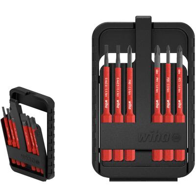 Wiha - Bit Set slimBit electric Schlitz, Phillips, Pozidriv 6-tlg. (43160) Image
