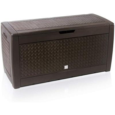 Deuba - casaria® Gartenbox UV-beständig 310L Haltegriffe Rollen Terrasse Balkon Wohnzimmer Image