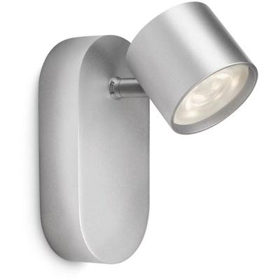 Led Wandlampe Cyl Silber Schwenkbar - Philips