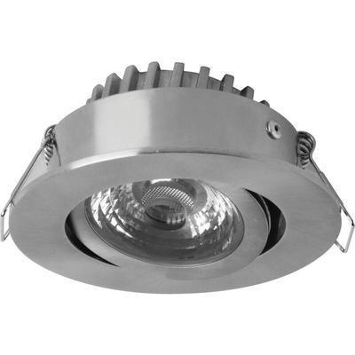 Megaman - Rico LED-Bad-Einbauleuchte led led fest eingebaut 6.5 w IP44 Edelstahl (gebürstet)