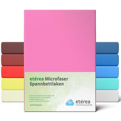 Microfaser Spannbettlaken Rosa 60x120 - 70x140 cm - Rosa - Etérea Image