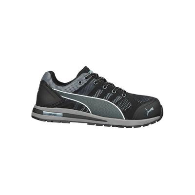 Puma Safety Shoes - Puma 643160 elevate knit black low S1P esd hro src schwarz/grau,47