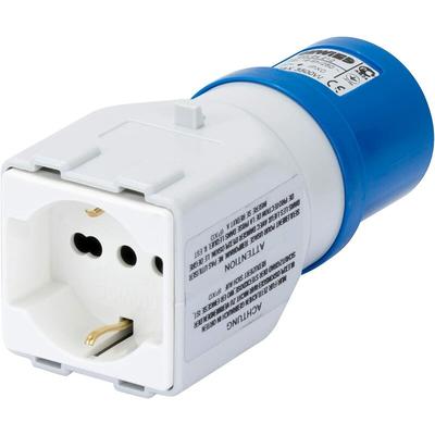 Industrielle-zivile IP44 Stecker 2P+E 16A 230V 1 Steckdose 2P+E Bivalent Image