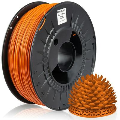 MIDORI® 3D Drucker 1,75mm PLA Filament 1kg Spule Rolle Premium Orange RAL2000 - Orange