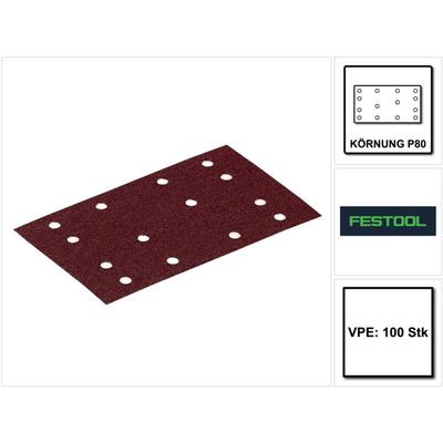 Schleifstreifen stf 80 x 133 P80 RU2/50 ( 2x 499048 ) Hochleistungsschleifmittel - Festool Image