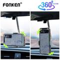FONKEN Autotelefonhalter Rückspiegelhalterung Handyständer im Auto Auto Hintere Kopfstützenhalterung für iPhone 11 12 Samsung Unterstützung