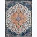 Blue 96 x 120 x 0.25 in Area Rug - Alcott Hill® Truro Area Rug, Latex | 96 H x 120 W x 0.25 D in | Wayfair 4946FA7C2FAC4F7CBF61AE26708E3DEF