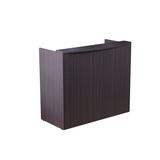 Winston Porter Rectangular Laminate Reception Desk Laminate/Wood in Brown | 41.5 H x 48 W x 26 D in | Wayfair 78A4E4E7DE5246A49471E4E5BB130B7F