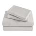 Haus & Home Modal From Beechwood 400 Thread Count Lightweight Cooling Solid Deep Pocket Bed Sheet Set in Gray | Wayfair MO400QNSH SLGR