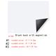 Magnetic Whiteboard Refrigerator Sticker: Erasable, Magnetic Message Board, Portable Magnetic Soft Whiteboard for Writing and Leaving Messages