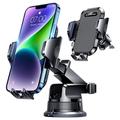 StarFire Car Phone Holder Mount Sturdiest Hook Clip Strongest Suction Cup Handsfree Cell Phone Holder Car Dash Windshield Air Vent Stand for iPhone 14 13 Pro Max/ Samsung Truck