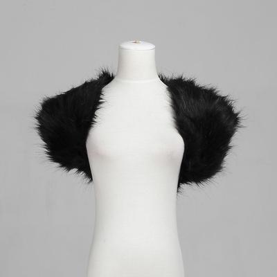 Short Sleeve Shrugs Feather / Fur Party Evening Fall Wedding Wraps / Fur Wraps With Smooth / Fur