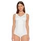 Susa Body ohne Bügel Cremana I Body Shapewear Damen stark formend I Frauen Mieder I Softer Bodysuit mit Shaping Effekt I Formt Taille, Bauch und Po I Ivory I 105C