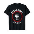 Species of Endangered Cars Schaltgetriebe Schaltgetriebe 6 Gang T-Shirt