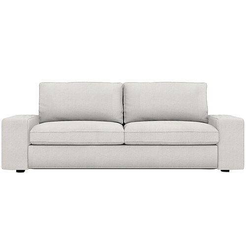 3-Sitzer Sofa Bezug aus einfarbigen Überzügen Image
