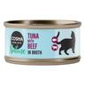 Cosma Nature 12 x 70 g - Tonno con Manzo