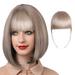 LIANGP Beauty Products Wig Female Air Bangs Double Sideburns Hairpiece With Hairpin Fiber Bangs Bangs Fringe With Temples Hairpieces For Women Clip On Air Bangs Flat Bangs Hair Extension Beauty Tools