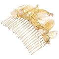 Side Hair Combs Crystal Moon Crystal Hair Comb Wedding Bridal Hair Accessories for Bride Flower Girls