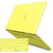 IBENZER MacBook Pro 13 Inch Case 2020 2019 2018 2017 2016 A2159 A1989 A1706 A1708 Hard Shell Case with Keyboard Cover for Apple Mac Pro 13 Touch Bar Yellow T13YW+1