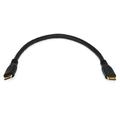 Monoprice High Speed HDMI Cable - 0.75 Feet - Black | with HDMI Mini Connector 4K @ 24Hz 10.2Gbps 30AWG CL2