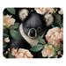 Koala Printed Square Desk Pad 8.3x9.8 Inch Non-Slip Rubber Bottom Gaming Mousepad Desk Mat for Office and Gaming