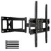 Full Motion TV Wall Mount for Big TVs Up to 60 TVs - Smooth Swivel Tilt & Extension - Universal Design Works with Samsung Vizio TCL & More Holds up to 77lbs Max VESA 400x400mm