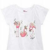 Epic Threads Little Girls Graphic Print T-Shirt Title: 2T/Flamingo