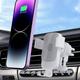 EOnmo Car Ornament Clearance Sale Smart Mobile Phone Vehicle Wireless Charger 15W Car Fast Charging Qc3.0 Type-C Output Interface 360 Rotatable Phone Car Navigation Holder Ios android Universal