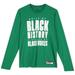 Boston Celtics Team-Issued Green "Black History Month" Long Sleeve Shirt from the 2023-24 NBA Season